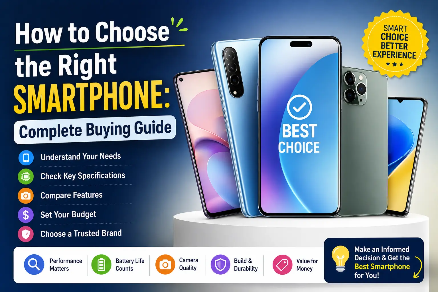 How to Choose the Right Smartphone: Complete Buying Guide
