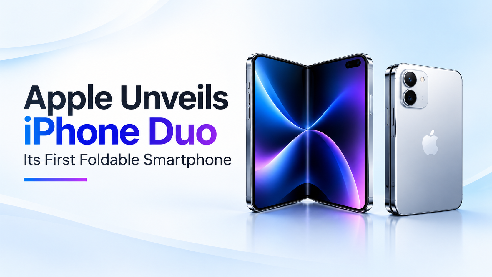 Apple Unveils iPhone Duo: Its First Foldable Smartphone