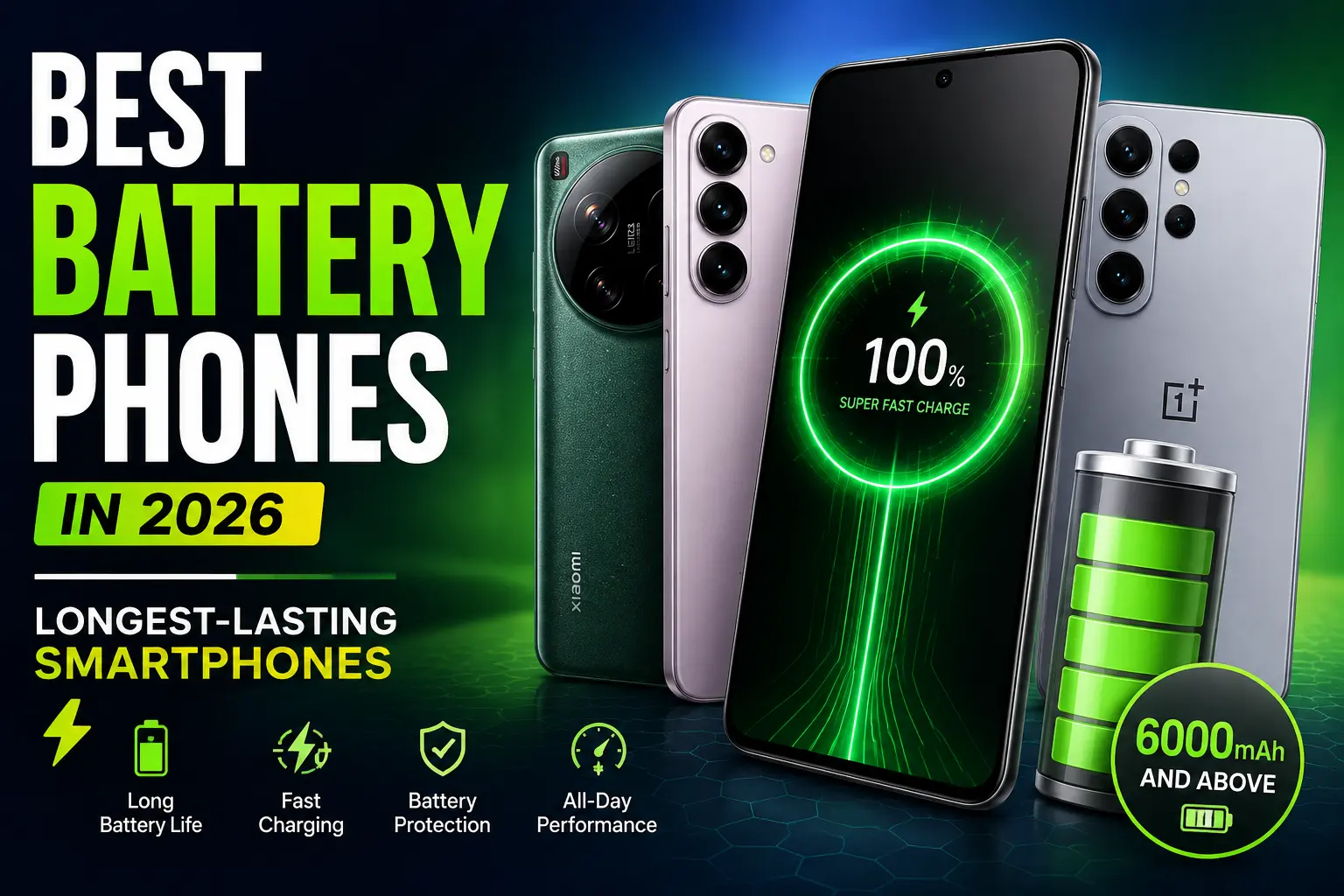 Best Battery Phones in 2026: Longest-Lasting Smartphones